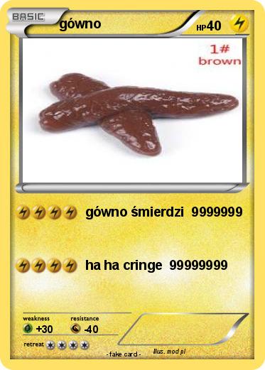 Pokemon gówno