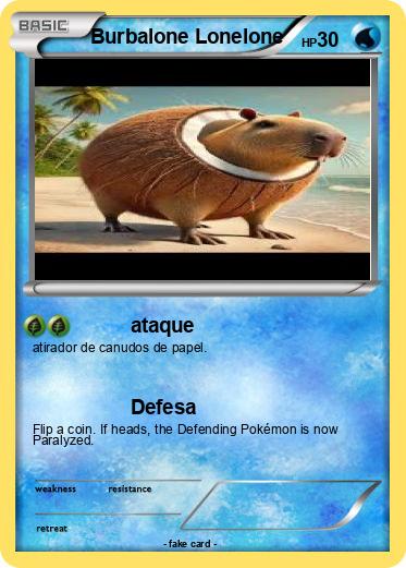 Pokemon Burbalone Lonelone