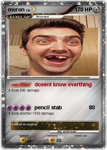 Pokemon moron