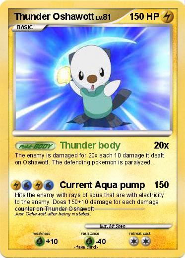 Pokemon Thunder Oshawott