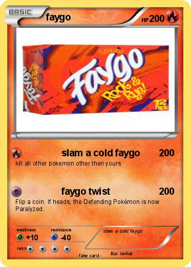 Pokemon faygo