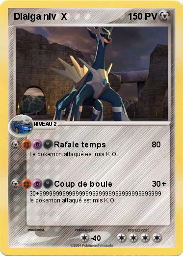 Pokemon Dialga niv  X