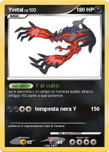 Pokemon Yvetal