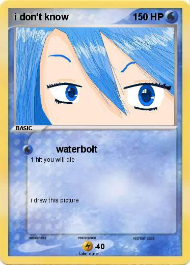 Pokemon i don't know