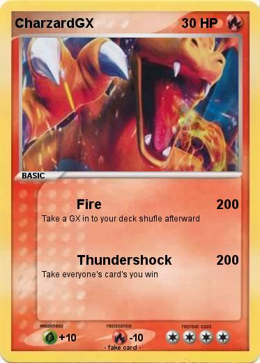 Pokemon CharzardGX