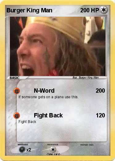 Pokemon Burger King Man