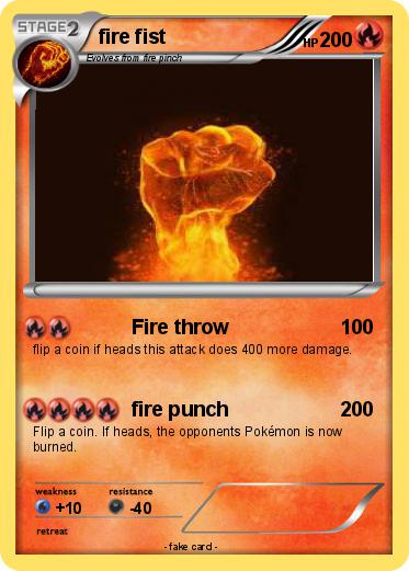 Pokemon fire fist
