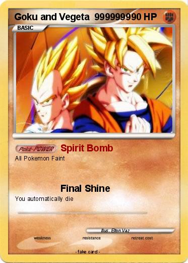 Pokemon Goku and Vegeta  9999999