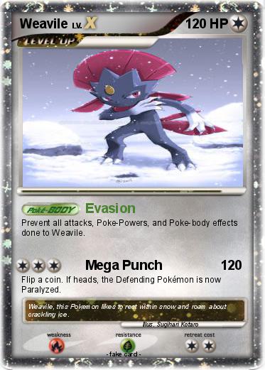 Pokemon Weavile