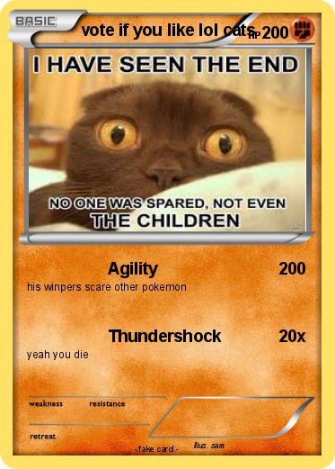 Pokemon vote if you like lol cats