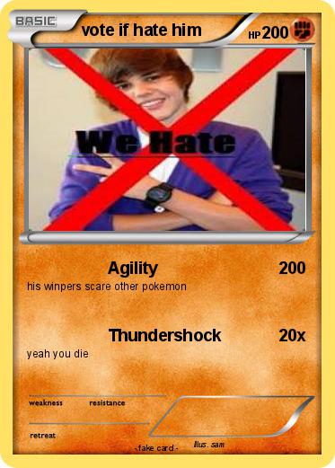 Pokemon vote if hate him