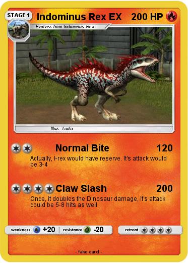 Pokemon Indominus Rex EX