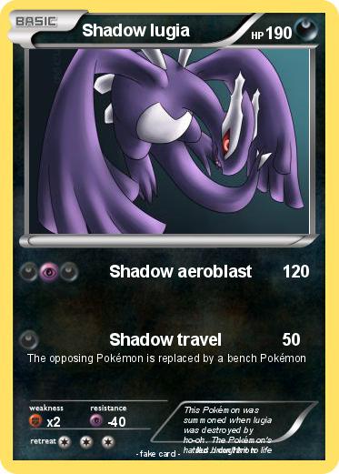 Pokemon Shadow lugia
