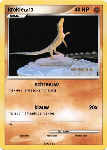 Pokemon krokie
