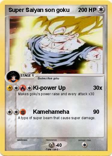 Pokemon Super Saiyan son goku