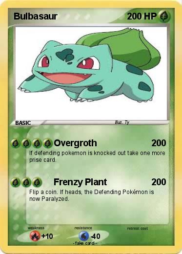 Pokemon Bulbasaur