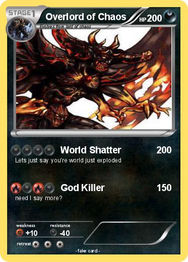 Pokemon Overlord of Chaos