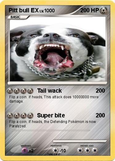 Pokemon Pitt bull EX
