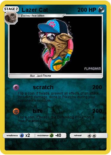 Pokemon Lazer Cat
