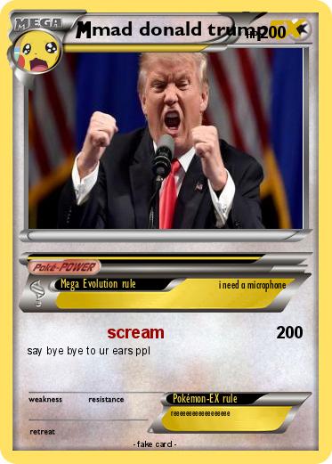 Pokemon mad donald trump