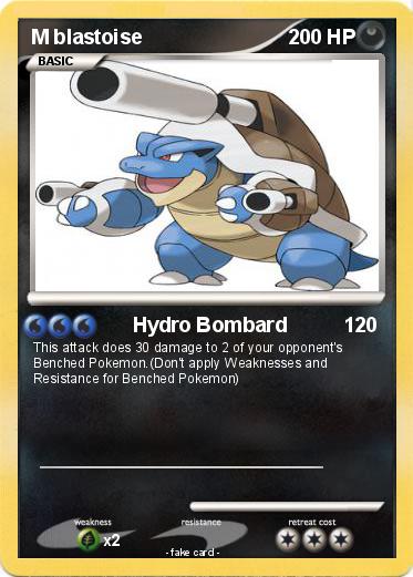 Pokemon M blastoise