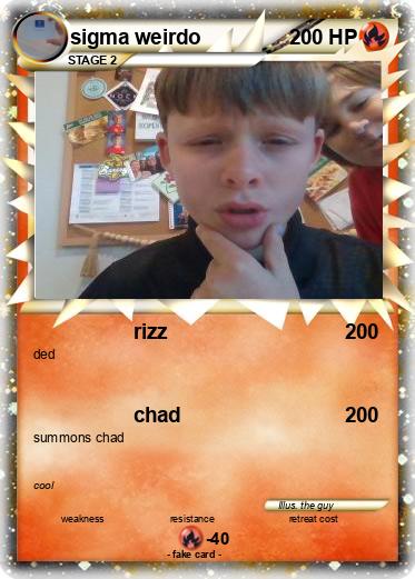 Pokemon sigma weirdo