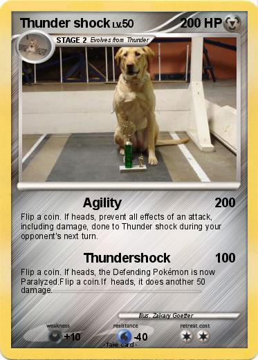 Pokemon Thunder shock