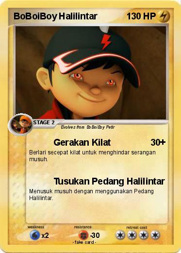 Pokemon BoBoiBoy Halilintar