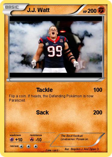 Pokemon J.J. Watt