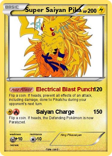 Pokemon Super Saiyan Pika