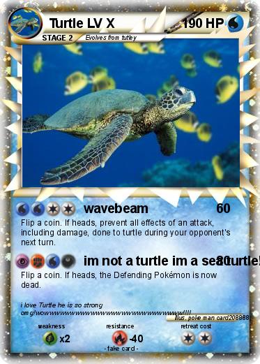 Pokemon Turtle LV X