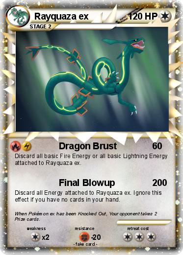 Pokemon Rayquaza ex