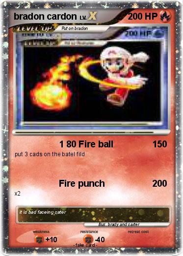 Pokemon bradon cardon