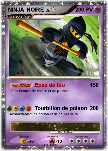 Pokemon NINJA  NOIRE