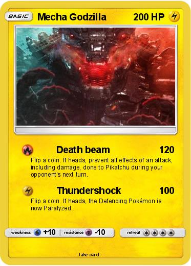 Pokemon Mecha Godzilla