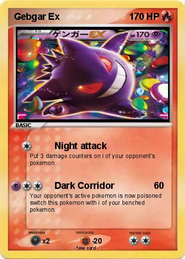 Pokemon Gebgar Ex