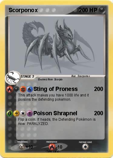 Pokemon Scorponox
