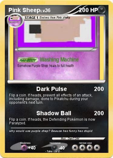 Pokemon Pink Sheep