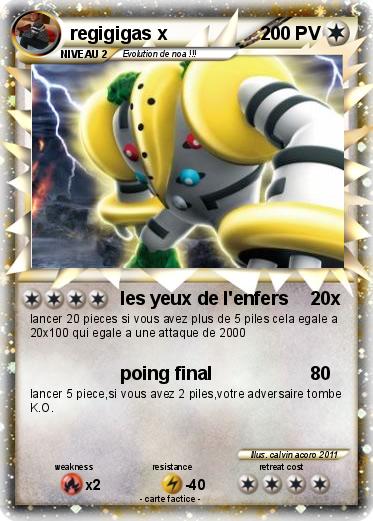 Pokemon regigigas x