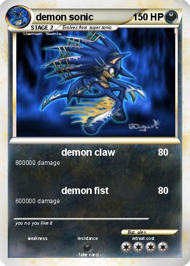 Pokemon demon sonic