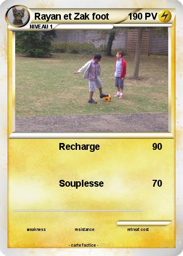 Pokemon Rayan et Zak foot