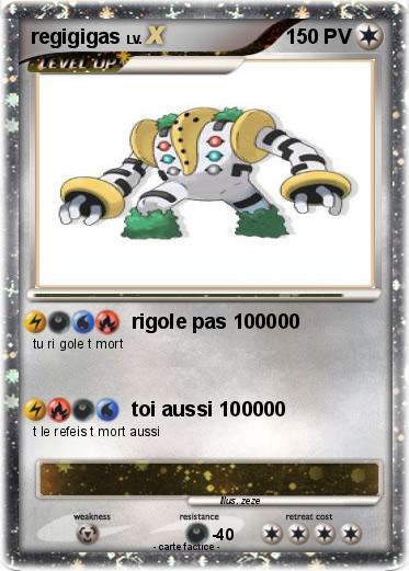 Pokemon regigigas