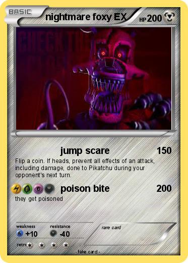 Pokemon nightmare foxy EX
