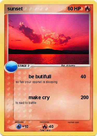 Pokemon sunset