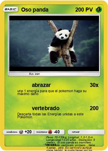 Pokemon Oso panda