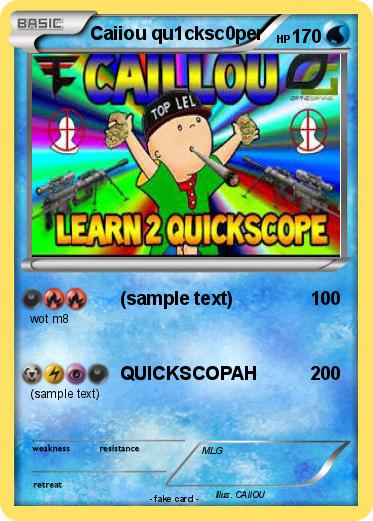 Pokemon Caiiou qu1cksc0per