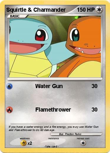 Pokemon Squirtle & Charmander
