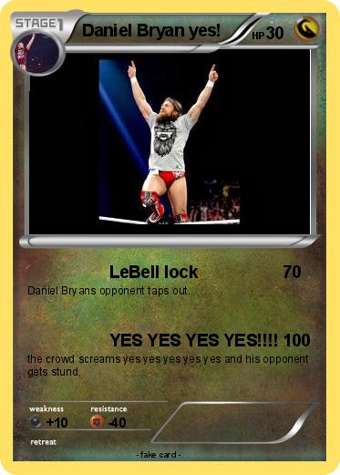 Pokemon Daniel Bryan yes!