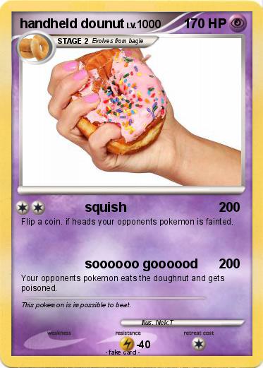 Pokemon handheld dounut