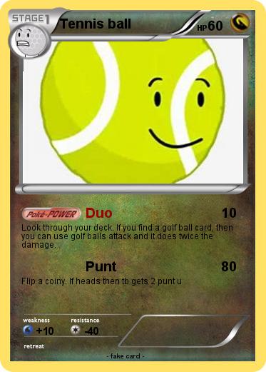 Pokemon Tennis ball